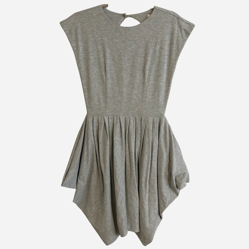 Mr. Larkin Grey Dress Womens XS Open Back Nina‎ Eco Project Designer
